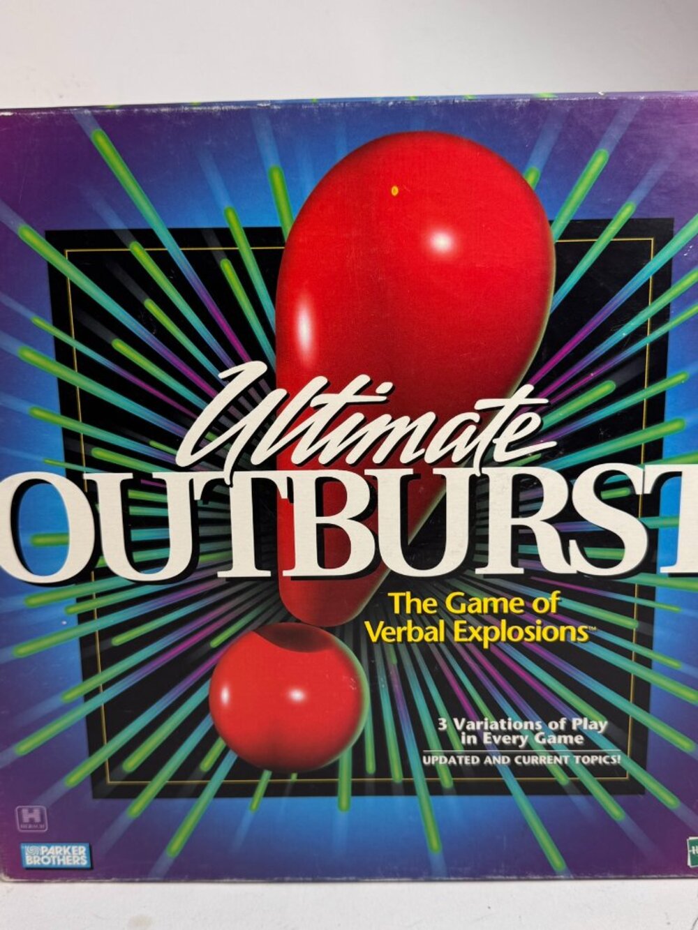Vintage 1999 Ultimate Outburst Board Game Parker Brothers Hasbro Party Trivia